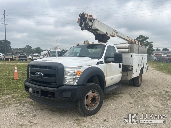 (Charlotte, MI) Altec AT200-A, Telescopic Non-Insulated Bucket Truck mounted behind cab on 2012 Ford
