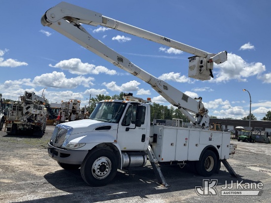 (Rome, NY) Altec AA755, Material Handling Bucket Truck rear mounted on 2014 International 4300 Utili