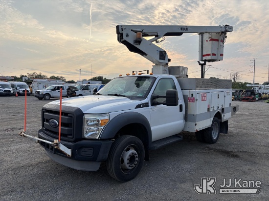 (Plymouth Meeting, PA) Versalift TEL29N-03, Telescopic Non-Insulated Bucket Truck mounted behind cab