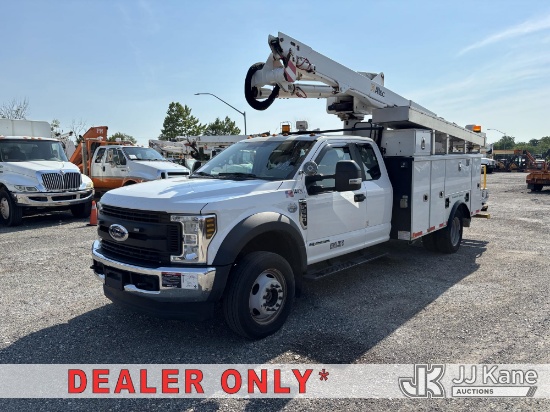 (Plymouth Meeting, PA) Altec AT40G, Articulating & Telescopic Bucket Truck mounted behind cab on 201