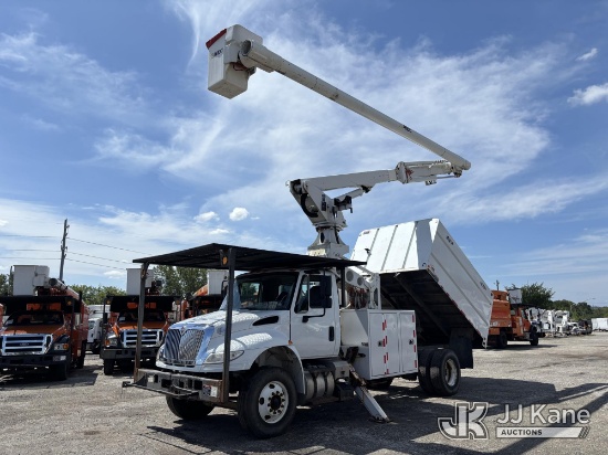 (Plymouth Meeting, PA) Altec LR7-60E70, Over-Center Elevator Bucket Truck mounted behind cab on 2017