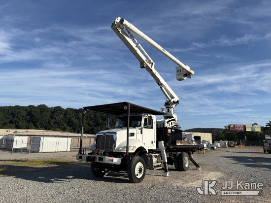 (Smock, PA) Altec LR760-E70, Over-Center Elevator Bucket Truck mounted on 2016 Peterbilt 337 4x4 Fla