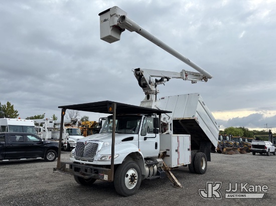 (Plymouth Meeting, PA) Altec LR760-E70, Over-Center Elevator Bucket Truck mounted behind cab on 2017