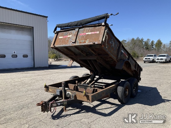 (Wells, ME) 2007 Easty/SSI 12 ft T/A Dump Trailer Dump Operates, Body & Rust Damage) (No Title, Main