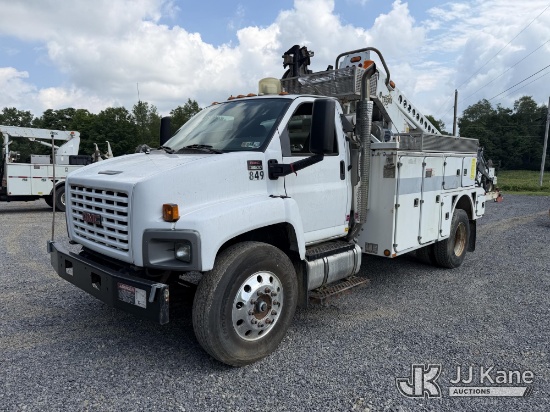 (Atlantic, PA) Telsta T40C, Telescopic Non-Insulated Cable Placing Bucket Truck center mounted on 20