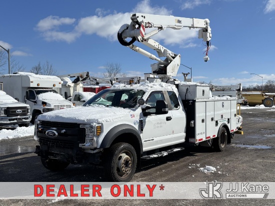 (Plymouth Meeting, PA) Altec AT40G, Articulating & Telescopic Bucket Truck mounted behind cab on 201