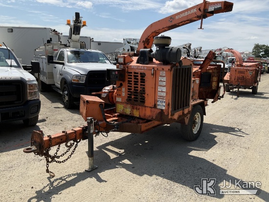 (Shrewsbury, MA) 2018 Morbark M12R Portable Chipper (12in Drum), Trailer Mounted Not Running, Condit