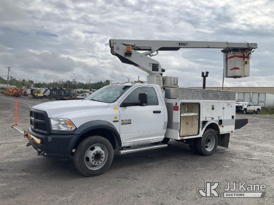(Rome, NY) Versalift TEL29N-03, Telescopic Non-Insulated Bucket Truck mounted behind cab on 2016 RAM