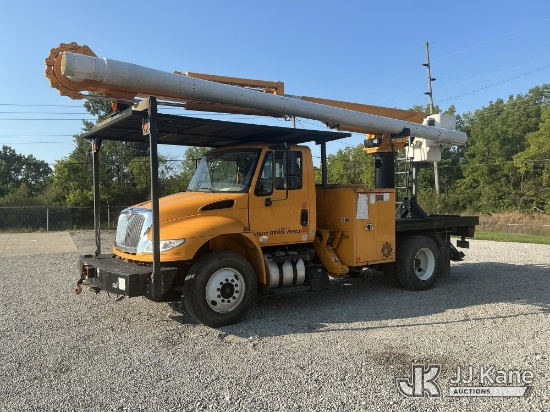 (Fort Wayne, IN) Altec LR7-58RM, Over-Center Bucket Truck rear mounted on 2018 International 4300 Fl