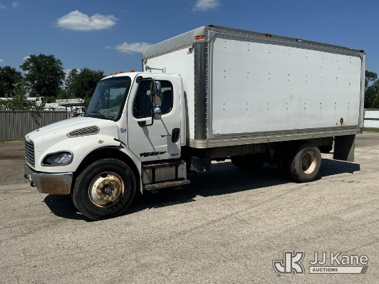 (South Beloit, IL) 2007 Freightliner M2 106 Medium Duty Van Body Truck Runs & Moves