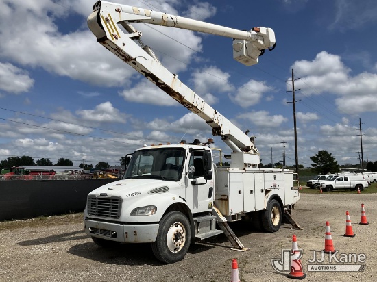 (Charlotte, MI) Altec AA55-MH, Articulating Material Handling Bucket Truck center mounted on 2011 Fr