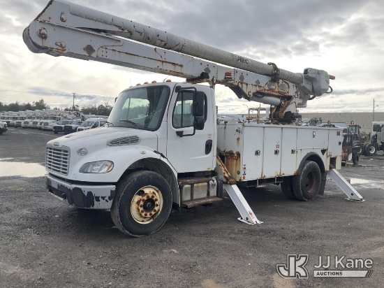 (Rome, NY) Altec AN55E, Material Handling Bucket Truck rear mounted on 2015 Freightliner M2 106 Util
