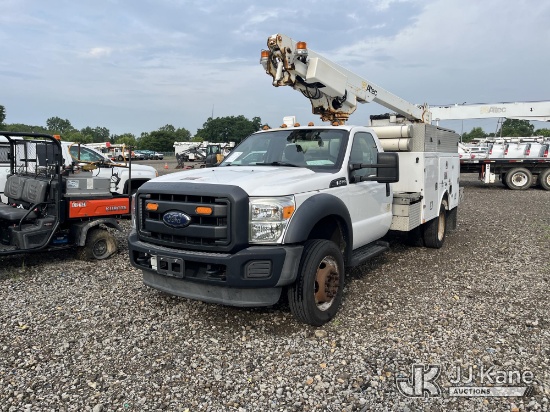 (Louisville, OH) Altec AT200A, Telescopic Non-Insulated Bucket Truck mounted behind cab on 2015 Ford
