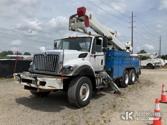(Charlotte, MI) HiRanger TL55, Articulating & Telescopic Material Handling Bucket Truck center mount