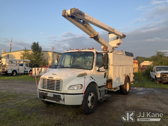 (Bellport, NY) Terex/HiRanger SC42, Over-Center Bucket Truck center mounted on 2009 Freightliner M2