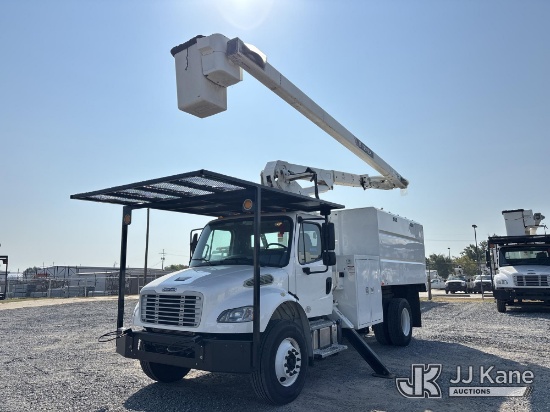 (West Monroe, LA) HiRanger XT PRO 56, Articulating Non-Over Center Bucket Truck mounted behind cab o