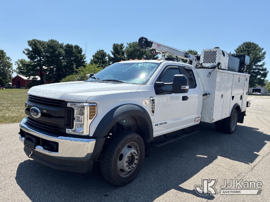 (Ashland, OH) 2019 Ford F-550 Extended-Cab Mechanics Service Truck Runs & Moves)(Hydraulic System De