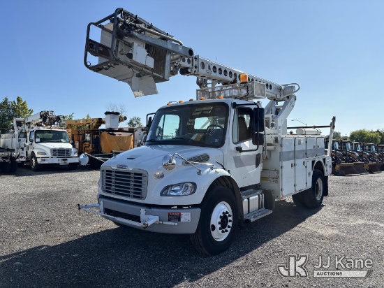 (Plymouth Meeting, PA) Altec A-T40C, Telescopic Non-Insulated Cable Placing Bucket Truck rear mounte