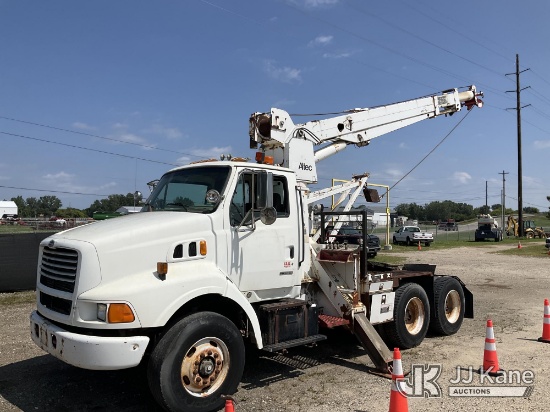 (Charlotte, MI) Altec D945-TB, Hydraulic Crane mounted behind cab on 1999 Sterling Acterra T/A Truck