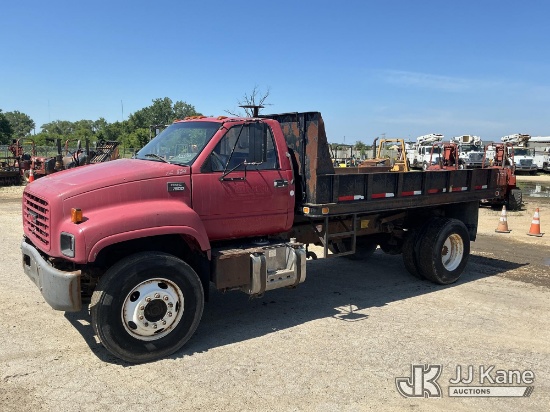 (South Beloit, IL) 2002 GMC C7500 Dump Truck Not Running, Condition Unknown