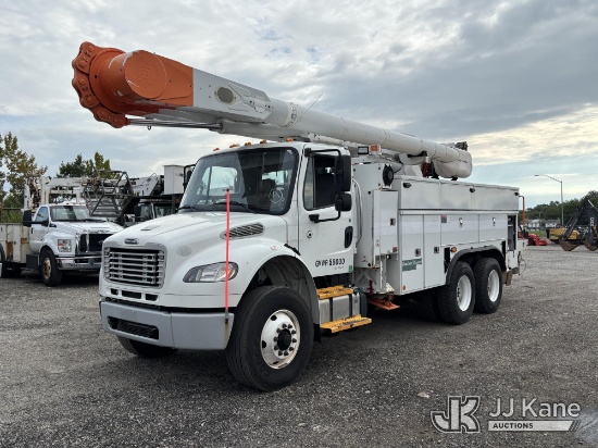(Plymouth Meeting, PA) Altec AM55-MH, Over-Center Material Handling Bucket Truck center mounted on 2