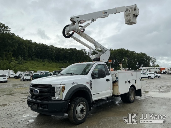 (Shrewsbury, MA) Altec AT40G, Articulating & Telescopic Bucket Truck mounted behind cab on 2019 Ford