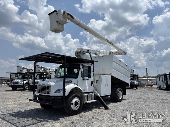 (West Monroe, LA) HiRanger XT PRO 56, Articulating Non-Over Center Bucket Truck mounted behind cab o