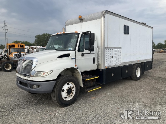 (Plymouth Meeting, PA) 2012 International 4400 Van Body Truck Runs & Moves Rough, Dash Warning Indic