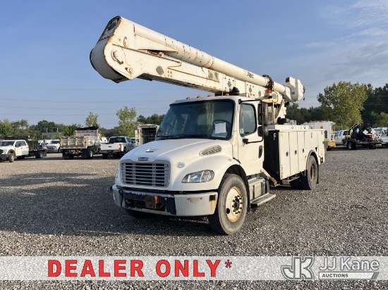 (Louisville, OH) Altec AN55E-OC, Material Handling Bucket Truck rear mounted on 2017 Freightliner M2