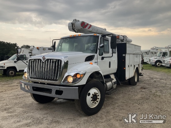 (Bellport, NY) Altec L42A, Over-Center Bucket Truck center mounted on 2015 International 7400 Extend