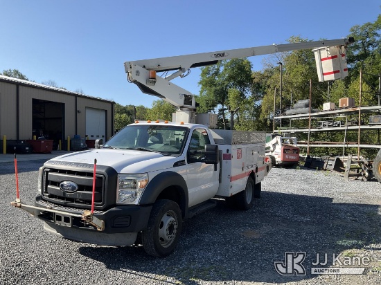(Hagerstown, MD) Versalift TEL29N-03, Non-Insulated Bucket Truck mounted behind cab on 2013 Ford F-4