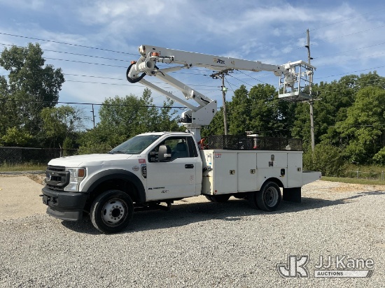 (Fort Wayne, IN) Altec AT238P, Non-Insulated Cable Placing Bucket Truck mounted behind cab on 2020 F