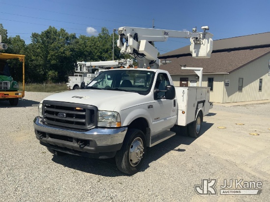(Fort Wayne, IN) Altec AT200A, Articulating & Telescopic Non-Insulated Bucket Truck mounted behind c