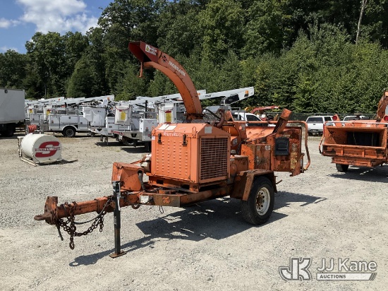 (Shrewsbury, MA) 2017 Morbark M12RX Portable Chipper (12in Drum), Trailer Mounted Not Running, Condi
