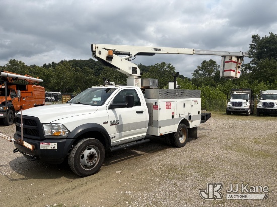 (Smock, PA) Versalift TEL29N3, Telescopic Bucket Truck mounted on 2014 RAM 4500 Regular Cab SWB DRW