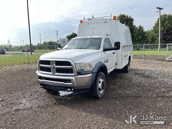 (Louisville, OH) 2014 Ram 5500 4x4 Enclosed High-Top Service Truck Runs & Moves) (Dash Warning Indic