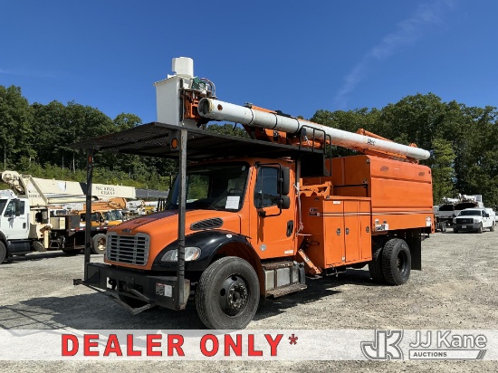 (Shrewsbury, MA) Altec LR760E70, Over-Center Elevator Bucket Truck mounted behind cab on 2018 Freigh