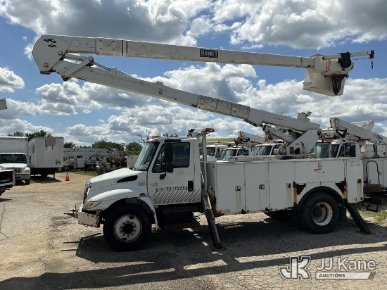 (South Beloit, IL) HiRanger 5TC-55MH, Material Handling Bucket Truck rear mounted on 2004 Internatio