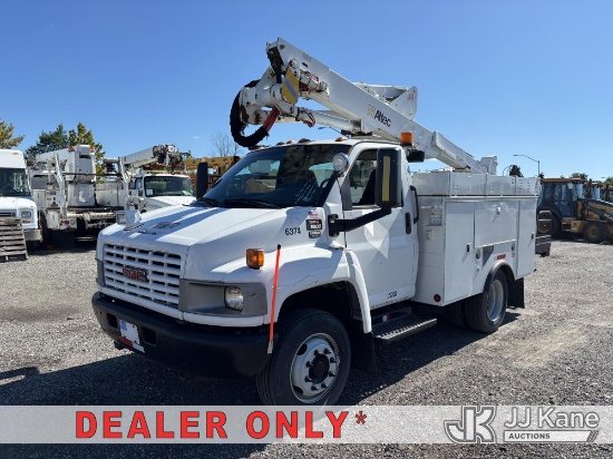 (Plymouth Meeting, PA) Altec AT37G, Articulating & Telescopic Bucket Truck mounted behind cab on 200