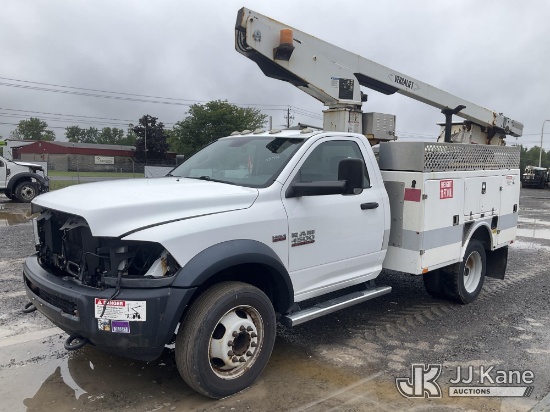 (Rome, NY) Versalift TEL29N-03, Telescopic Bucket Truck mounted behind cab on 2016 RAM 4500 Regular