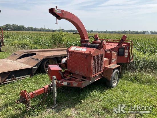 (Charlotte, MI) 2017 Morbark Beever M12RX Chipper (12in Drum), trailer mtd Non-Titled) (Runs & Clutc