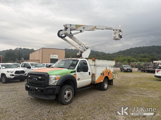 (Smock, PA) altec AT37G, Telescopic Insulated Bucket Truck mounted on 2015 Ford F-550 Regular Cab DR