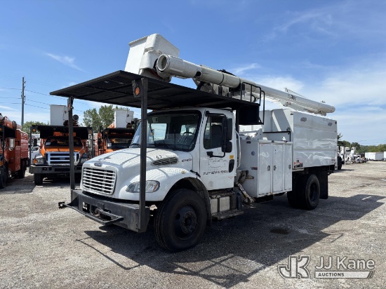 (Plymouth Meeting, PA) Altec LR760E70, Over-Center Elevator Bucket Truck mounted behind cab on 2018