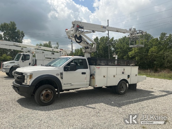(Fort Wayne, IN) Altec AT235-P, Articulating & Telescopic Non-Insulated Bucket Truck mounted behind