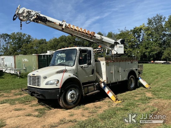 (Charles Town, WV) Altec DM47B-TR, Digger Derrick mounted on 2014 Freightliner M2 106 Utility Truck