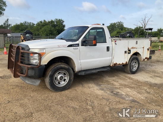 (South Beloit, IL) 2012 Ford F-350 SD Service Truck Runs & Moves) (Corrosion, Exterior Defects-See P