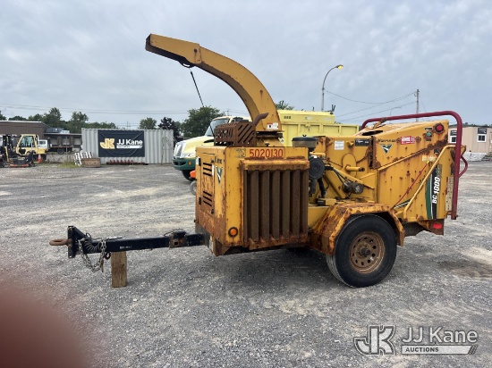 (Rome, NY) 2017 Vermeer BC1000XL Portable Chipper (12in Drum), trailer mtd. No Title) (Runs, Missing