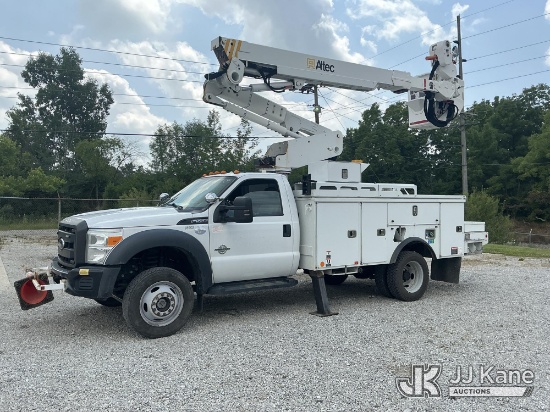 (Fort Wayne, IN) Altec AT40M, Articulating & Telescopic Material Handling Bucket Truck mounted behin