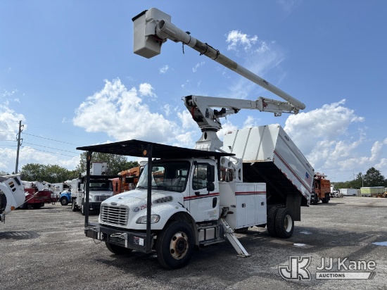 (Plymouth Meeting, PA) Altec LR760-E70, Over-Center Elevator Bucket Truck mounted behind cab on 2015