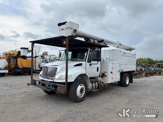 (Plymouth Meeting, PA) Altec LR760-E70, Over-Center Elevator Bucket Truck mounted behind cab on 2017